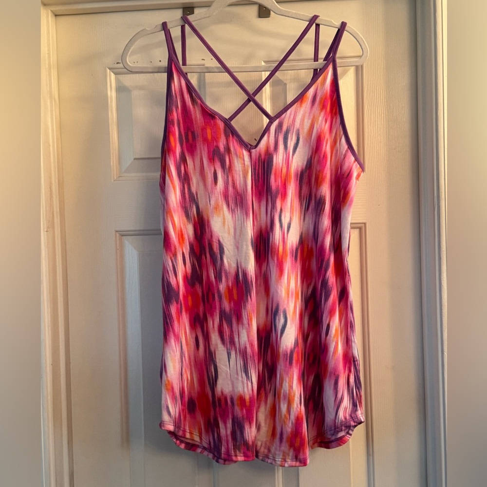 NWT Lularoe Daniella Cross Back Tank Top